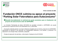 Cofinanciación ONCE - ASPROMIN